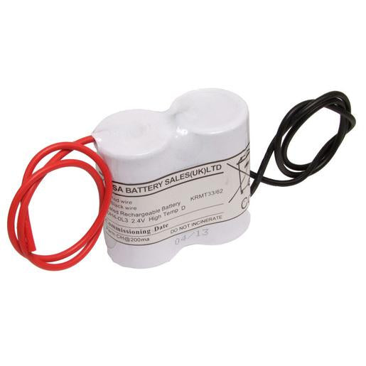 2DH4-0L3 Yuasa Emergency Battery 2.4v 4.0Ah Ni-Cd (B422, BP42, 40359)