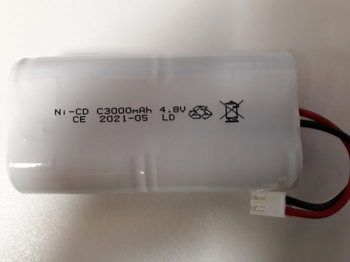 4/1C2-8-C-C031F 4.8V C Size Ni-Cd 2800Ma ( 3000 ) ma with connector