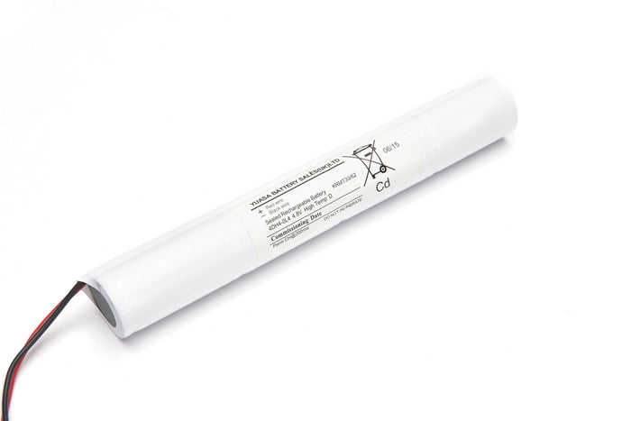 Yuasa 4DH4-0L4 - Emergency Battery 4 Cell Stick c/w Leads
