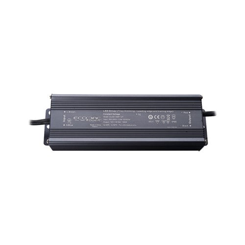 Integral LED Constant Voltage Driver 100W 12Vdc Ip66 Triac Dimmable 200-240V Input 10W Min Load Ecopac Power - ELED-100P-12T