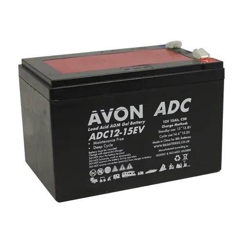 AVON ADC12-15EV Deep Cycle AGM GEL Battery 15Ah