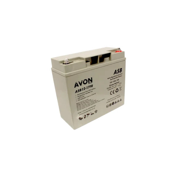 ASB12-17FR 12V 17AH FR AVON VRLA BATTERY FR