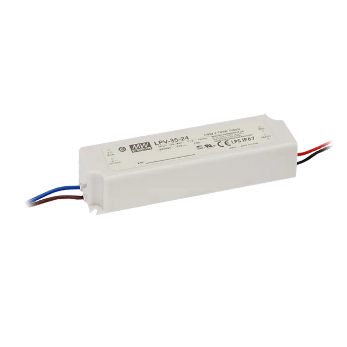 LPV-35-24 Non-dim Constant Voltage LED Driver 35W 24V