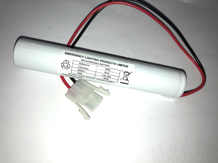 B054 ELP 3.6V 2AH Sub C Ni-Cd with Amp Connector