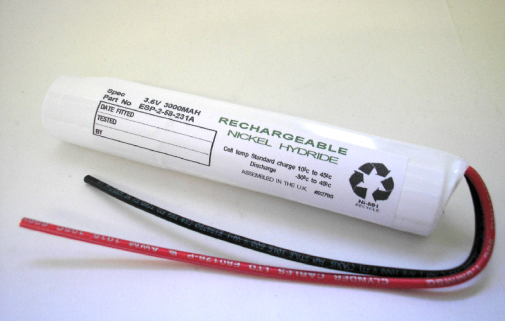 NMH32SS 3.6v Sub C 2.0Ah Tagged and Leaded NI-MH
