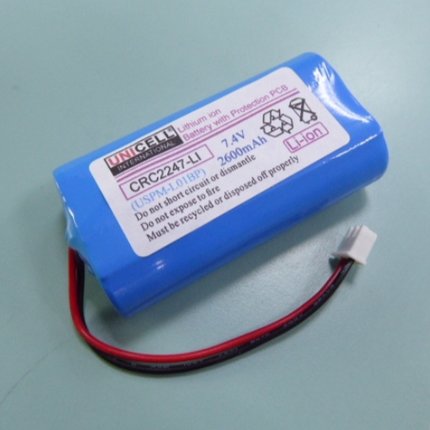 2/18650-A-C010F-R 7.4V 2.5Ah