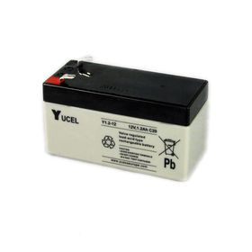 YUASA Ucel Y1.2-12 - BATTERY, LEAD-ACID 12V 1.2AH
