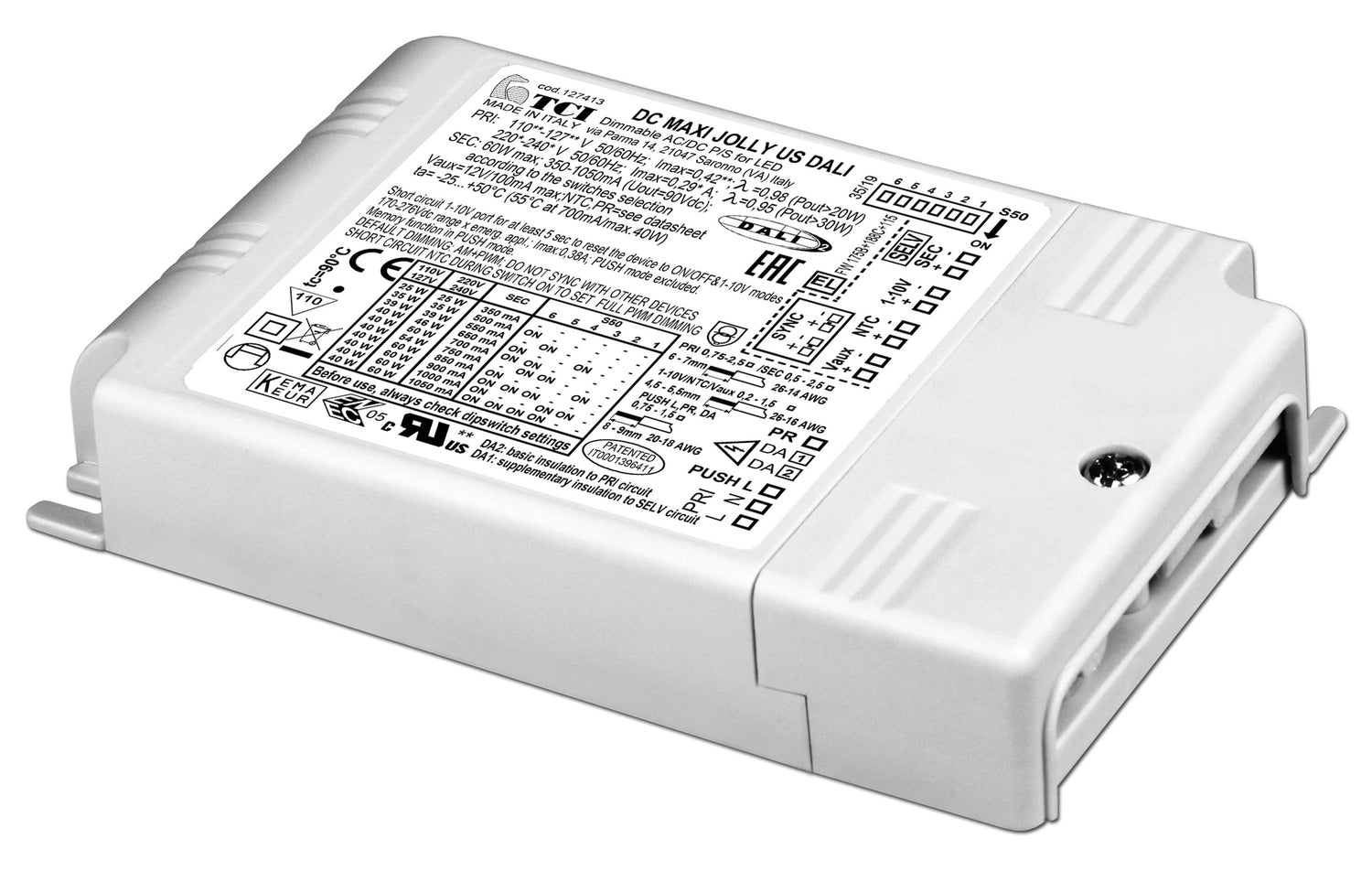 TCI DC MAXI JOLLY US DALI LED Driver - 127413