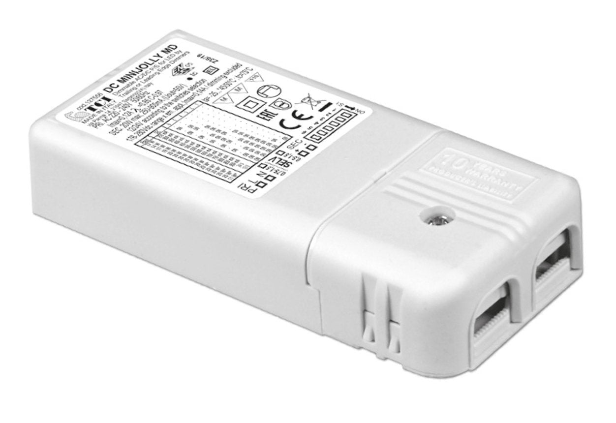 TCI 127556 - TCI MINIJOLLY 20W LED Driver Mains dimmable, Multi Current 250-900Ma Mains Dimmable LED Drivers TCI - Shorters UK