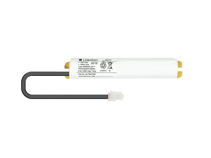 LitePlan 1/LP38/S/TE Integral Batteries comes with both sets of leads