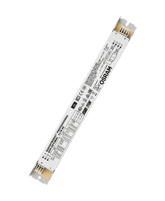Osram QTP-OPTIMAL 1x18-40 QUICKTRONIC PROFESSIONAL OPTIMAL | ECG for FL and CFL, not dimmable