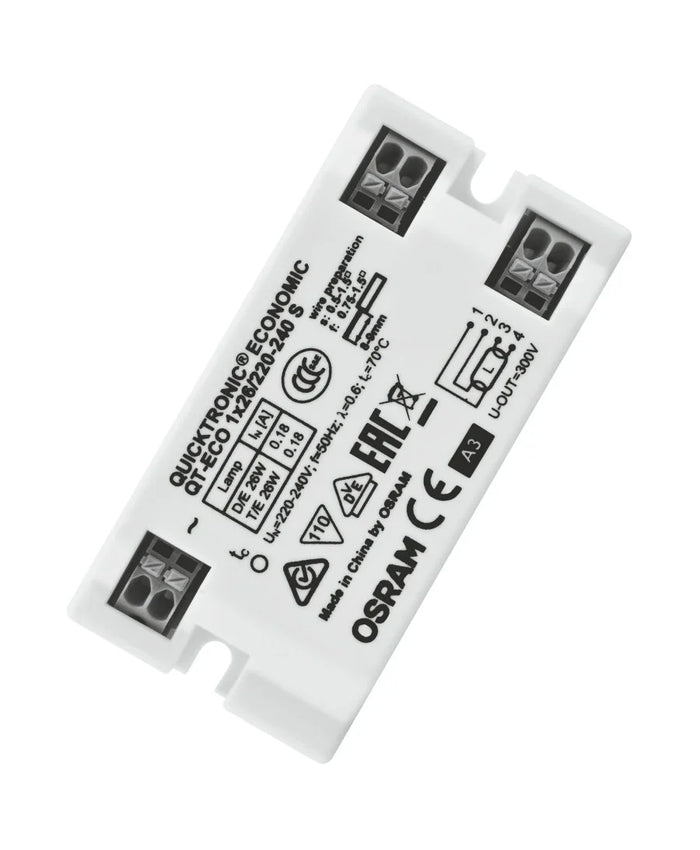 LEDVANCE/OSRAM - QTECO126-S-OS 1x26w DE/TE Electronic Ballast Square