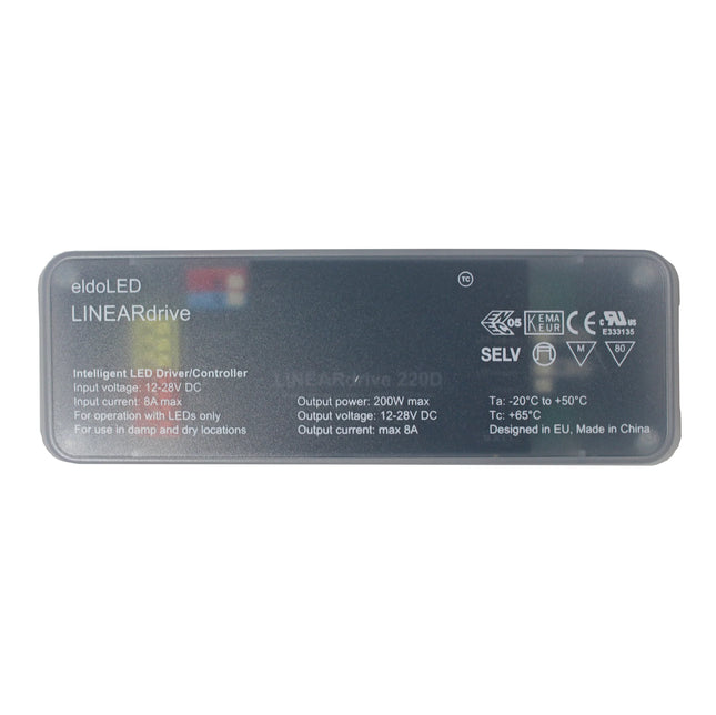 eldoLED LINEARdrive 220D – 8A (12/24v) DALI dimmable Const LED driverant voltage