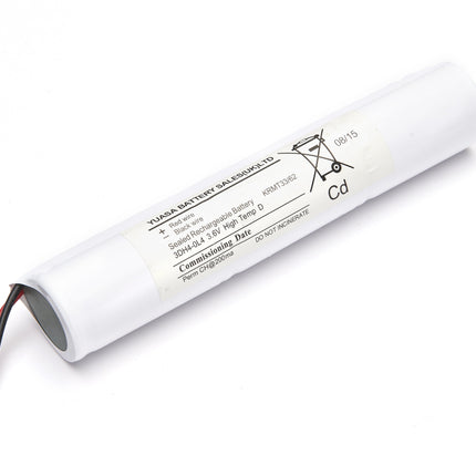 Yuasa 3DH4-0L4 - Emergency Battery 3 Cell Stick c/w Leads