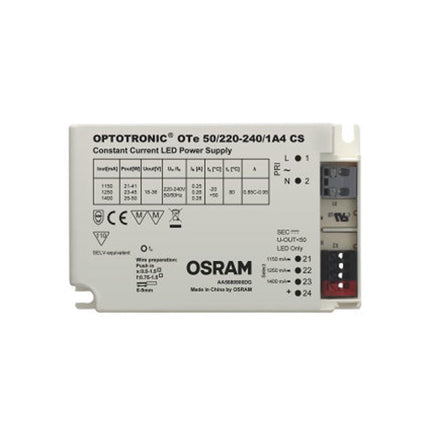 OTe 50/220…240/1A4 CS 1150Ma 1250 Ma 1400Ma Osram Optotronic