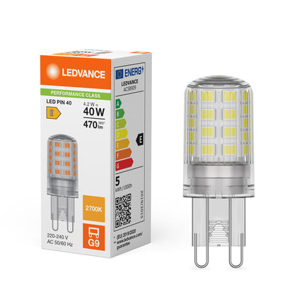 Ledvance LED PIN 40 300° P 4.2W 827 Clear G9 4099854248962