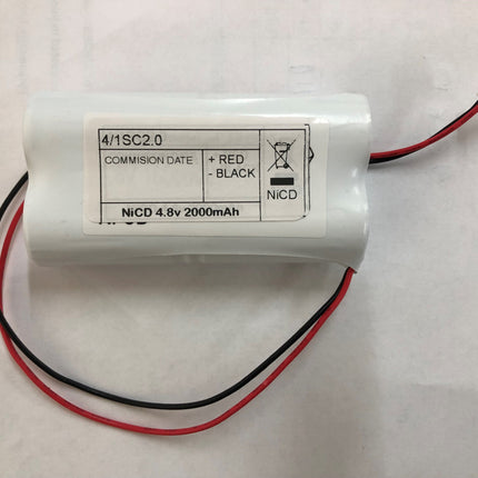 4.8V Sub C  1.6Ah  2AH Square  Formation  Ni-CD EP3514