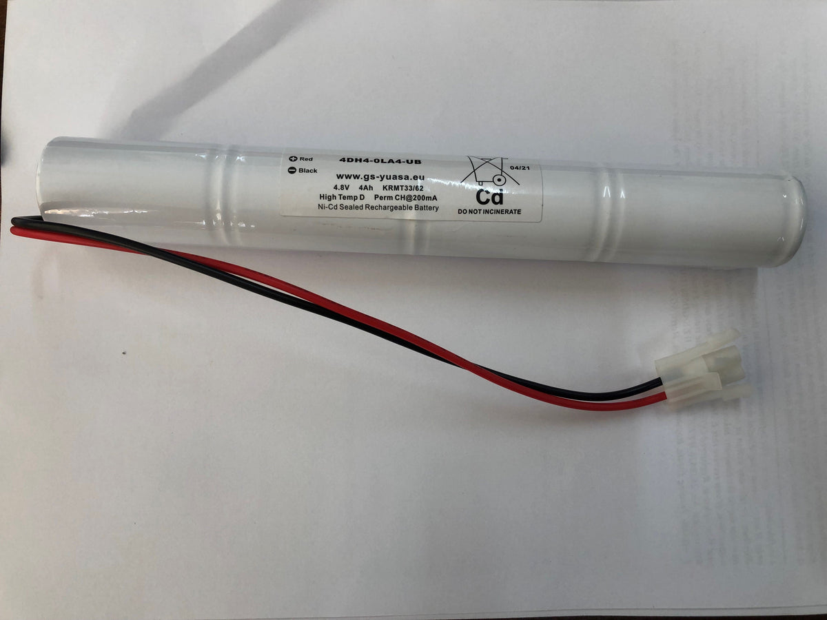 4/4000DHB-AMP 4.8V 4AH With Amp Connector SAME AS 4DH4-OLA4