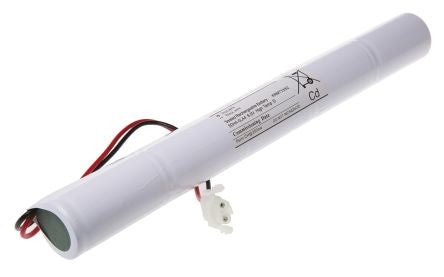 Yuasa 5DH4-0LA4 - Emergency Battery 5 Cell Stick with Leads & Amp