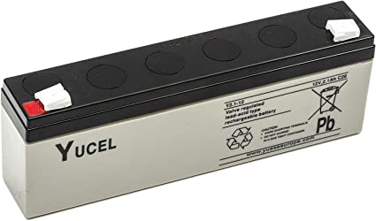 YUASA Y2.1-12 - BATTERY, LEAD-ACID 12V 2.1AH
