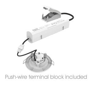 Nitro standard, 3W EME downlight, non-maintained