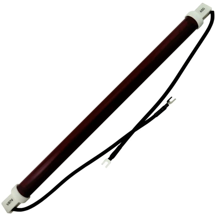 Halogen Infrared 240v 1500w Ruby Jacketed Heat Lamp with leads 346mm 64241530