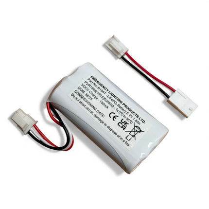 ELP B104T +BL020 CONNECTOR 6.4V 1.8Ah 3 Wire, replaces the B069