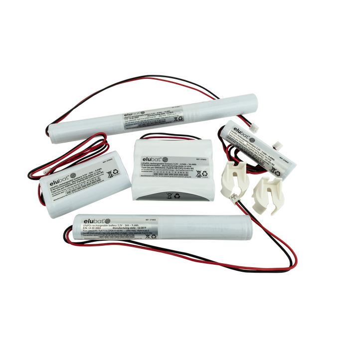 Luxbox BATTERY LIFEPO4 1865 3.2V 4.5AH 3-CELL - 250MM JST-EHR-2 14-12-0005