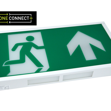 ONE LUX OLX-XMB/032/M3/LFP/DST SELF TEST - METAL EXIT BOX Emergency fitting range - LiFEPO4 Battery / 5 Year warranty