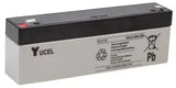 YUASA Y2.3-12 - BATTERY, LEAD ACID 12V 2.3AH, YUCEL