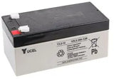 YUASA Y3.2-12 - BATTERY, LEAD ACID 12V 3.2AH, YUCEL