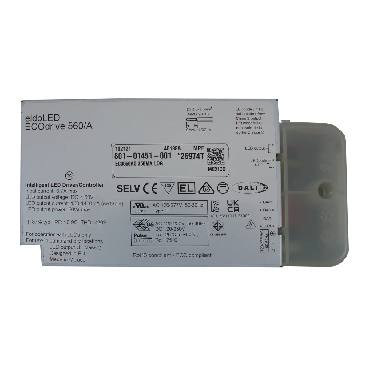 ECODRIVE 560A/700  SET TO 700MA