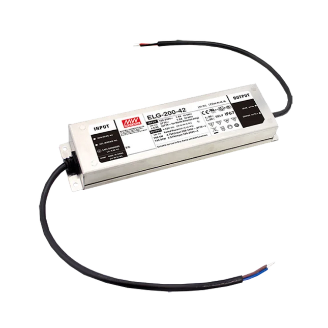 Meanwell ELG-200-24DA-3Y 200W DALI Dimmable Constant Voltage LED Driver