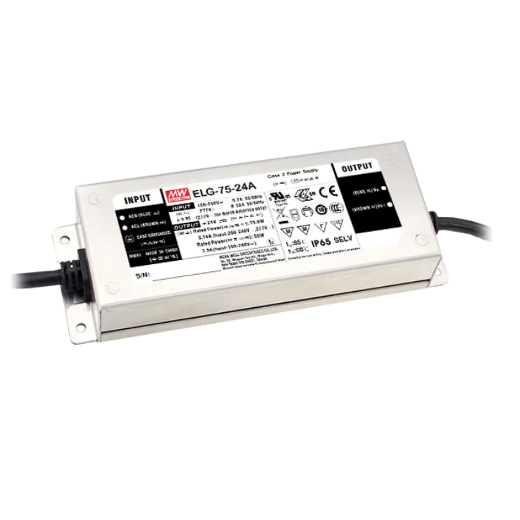 Meanwell ELG-75-24DA-3Y 75.6W Constant Voltage LED Driver