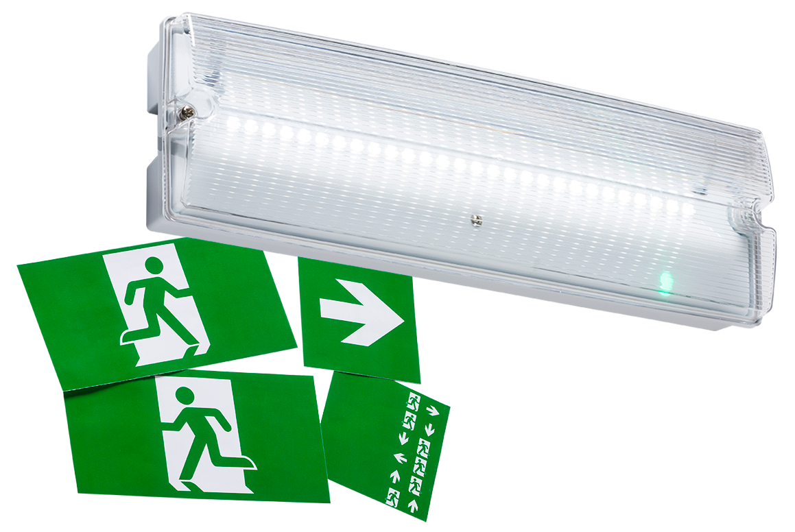 Knightsbridge EMLED4 230V IP65 3W LED Emergency Bulkhead