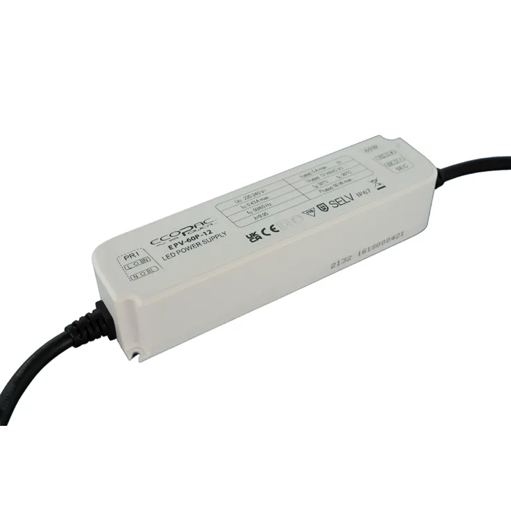 Ecopac EPV-60P-12 Non-dim Constant Voltage LED Drivers 60W