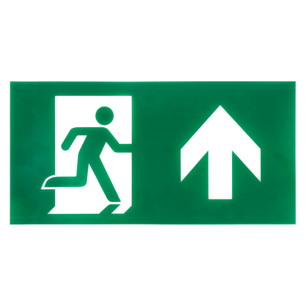 FXBXDL-M-3 Exit Box - DALI-2* 34m 90lm Opal Diffuser 55 x 49°
