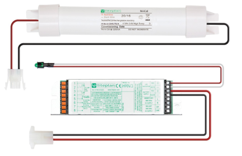 Liteplan HRN/3-K Conversion Kit Supplied with  3 Cell batteries