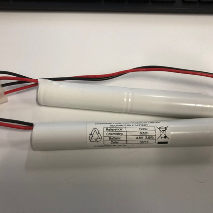 ELP B060 NiMH 4.8V 3.8Ah 2+2 Dual In Line Battery eith Amp Connector