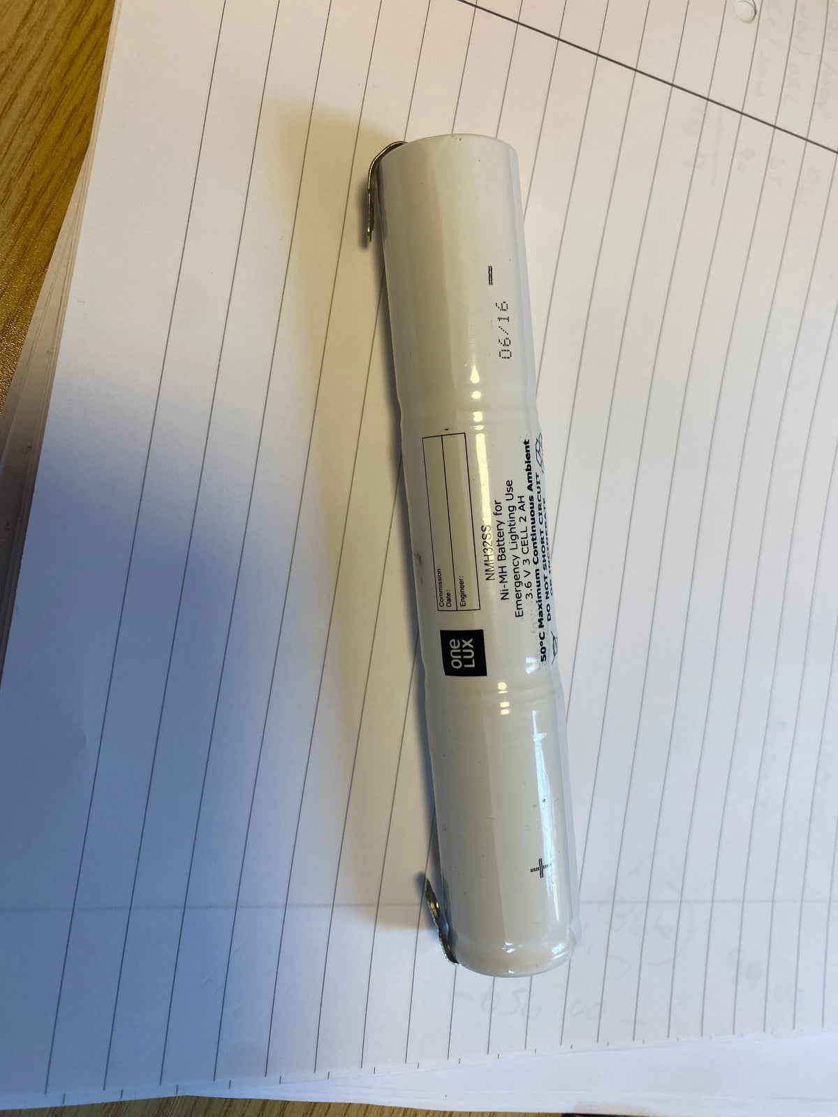 3/1SCM3-B-FO 3.6V3.0Ah Ni-MH  Fast On