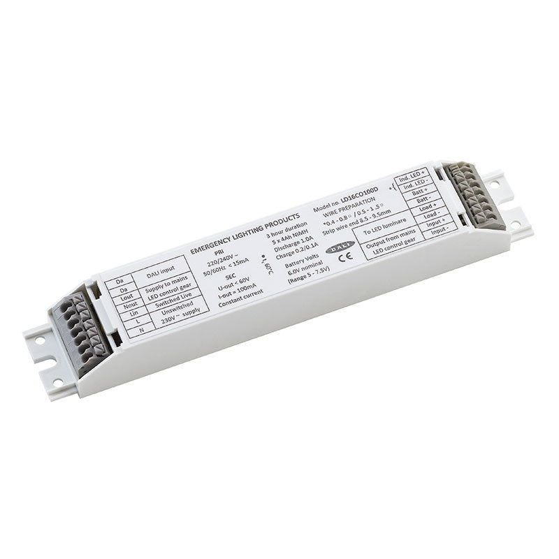 LD16CO100-KIT Emergency Inverter & Bat 3Hr 5x 4Ah Nimh