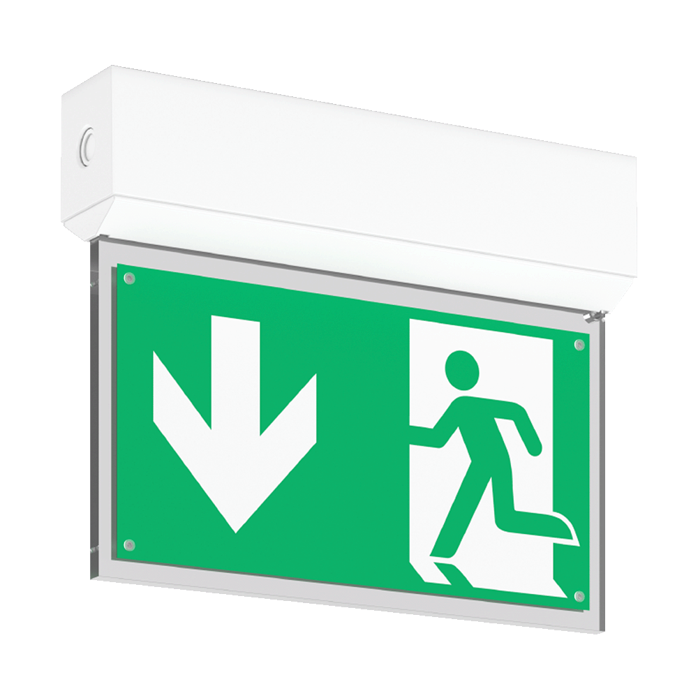 Luxbox BLADED EXIT SIGN 1 CELL 3 HOURS MAINTAINED DALI LXE-B-DALI-1-3-M