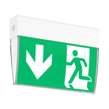 Luxbox WEDGE EXIT SIGN 1 CELL 3 HOURS MAINTAINED LXE-W-1-3-M