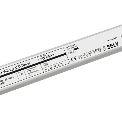 PLV-60-12 60W 12V Slimline Non dim