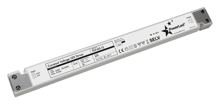PLV-60-12 60W 12V Slimline Non dim