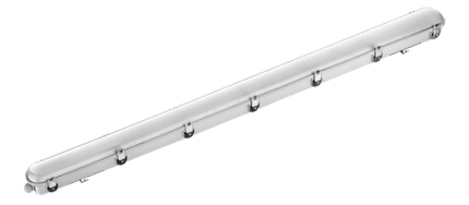Stormforce 1 IP66 4ft Twin 5380lm LED Vapour Proof DALI2 Mains & Emergency