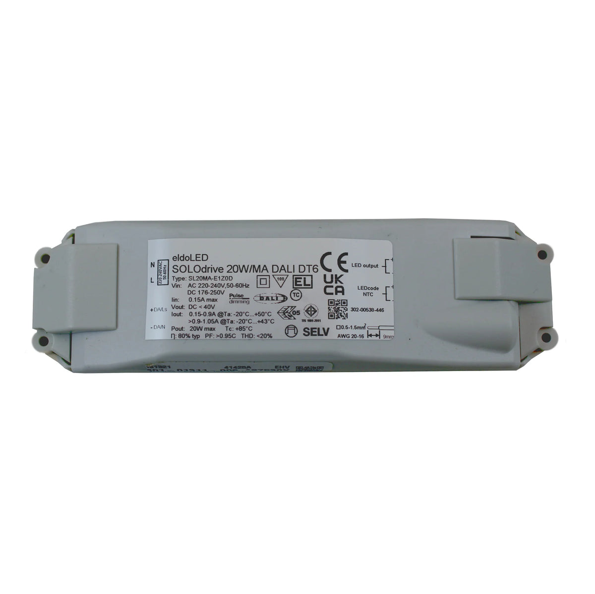 eldoLED SOLOdrive 20MA-E1Z0D2 - 20w DALI dimmable constant current