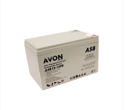Avon ASB12-12FR 12V 12AH FR VRLA BATTERY FR