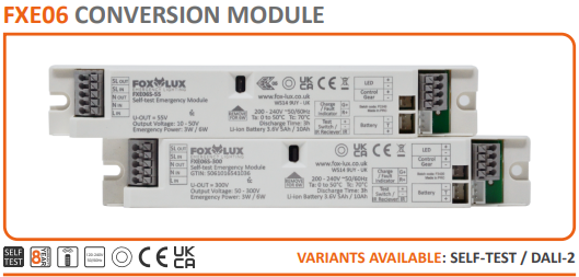 FXE06S55 - inc battery and indicator
