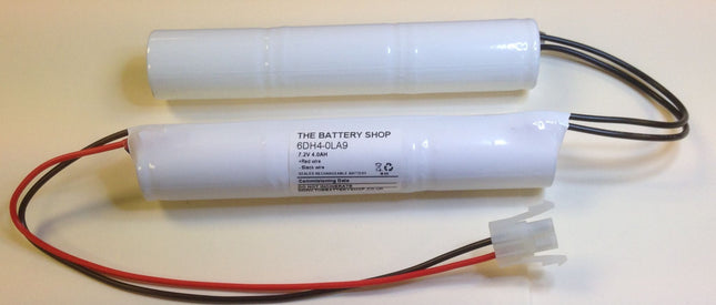 BA-6/4000DHD   7.2v 4.0Ah 3+3 Ni-CD D Size Emergency Battery